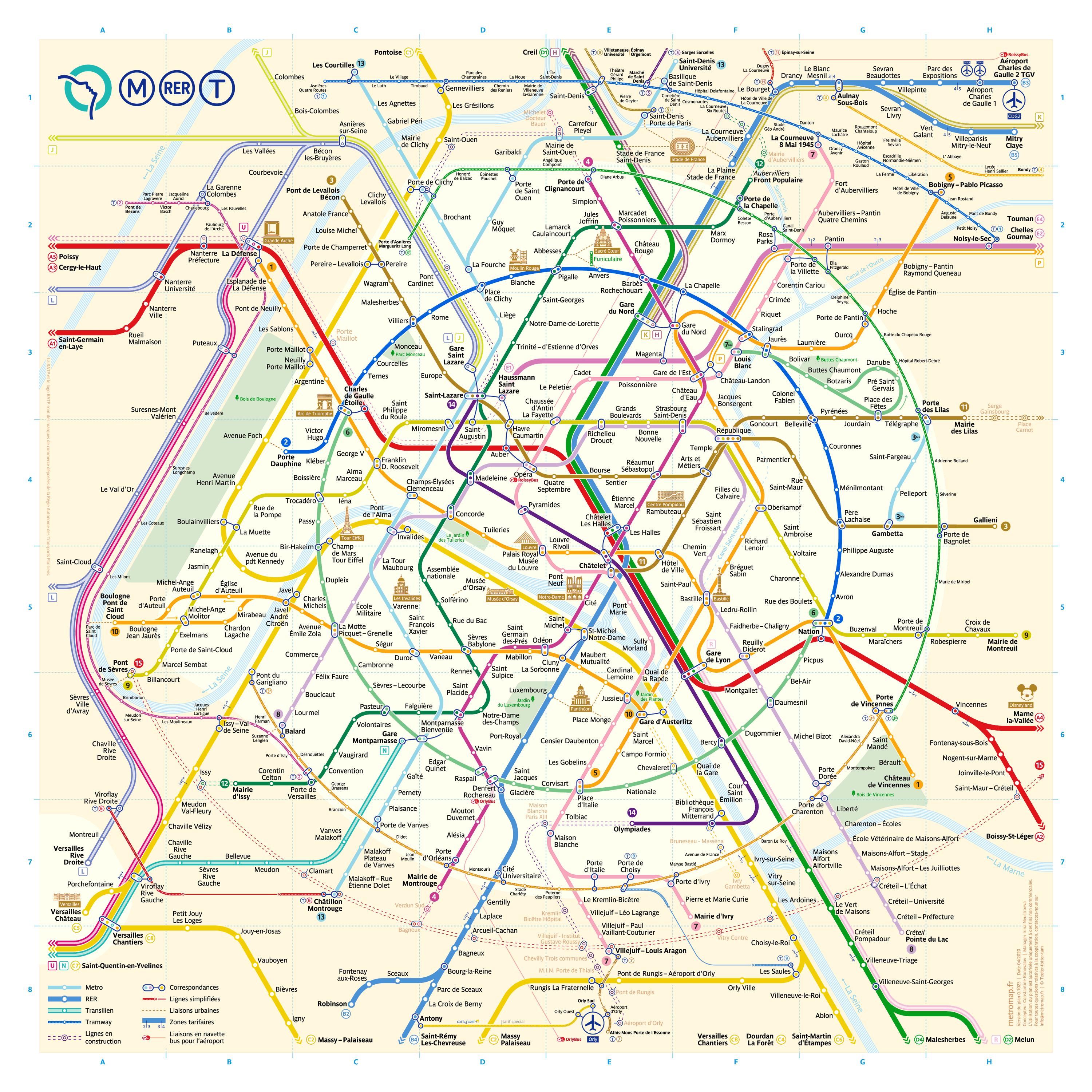 Sncf Map Paris