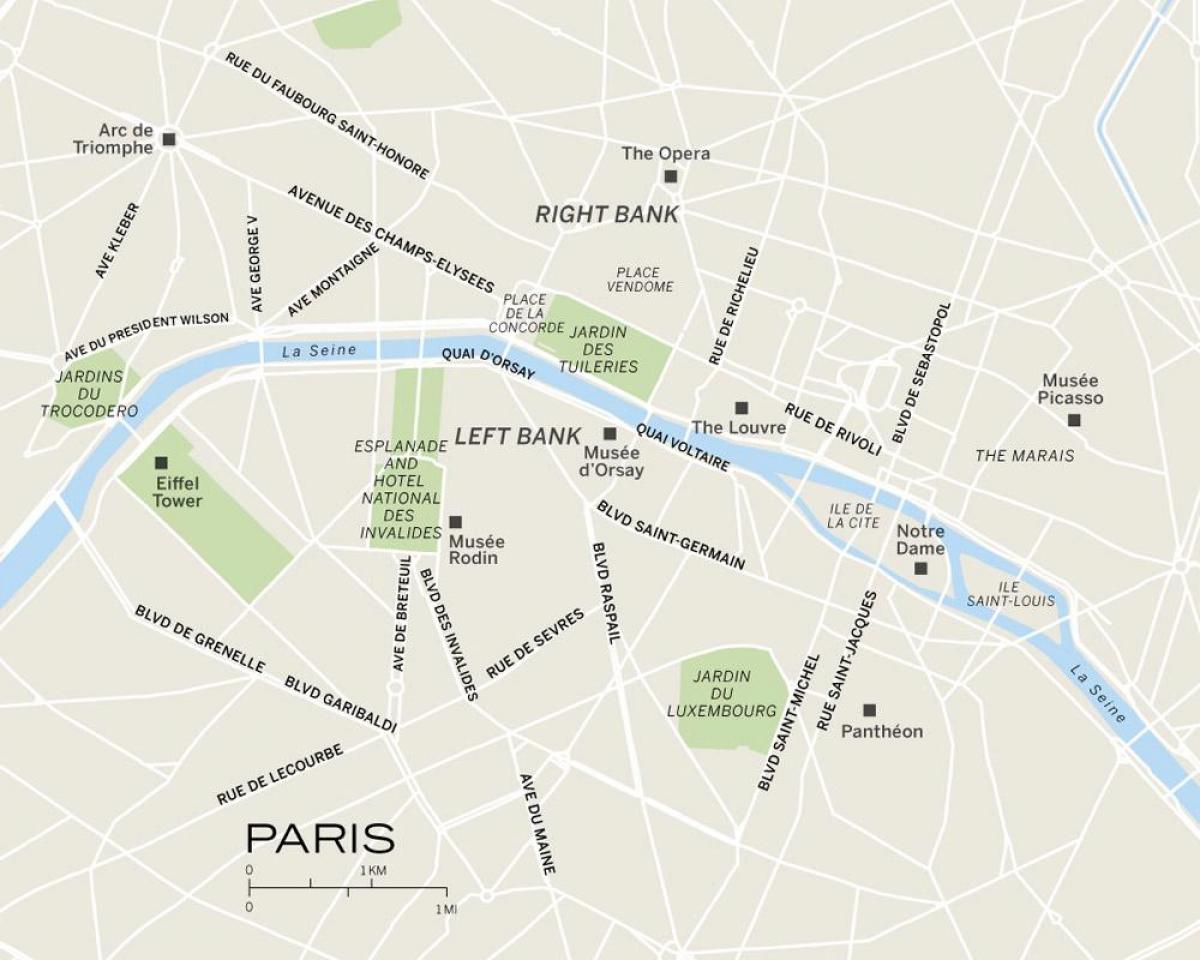 Carte de Paris et les villes voisines Carte de Paris et autres villes de la région Îlede