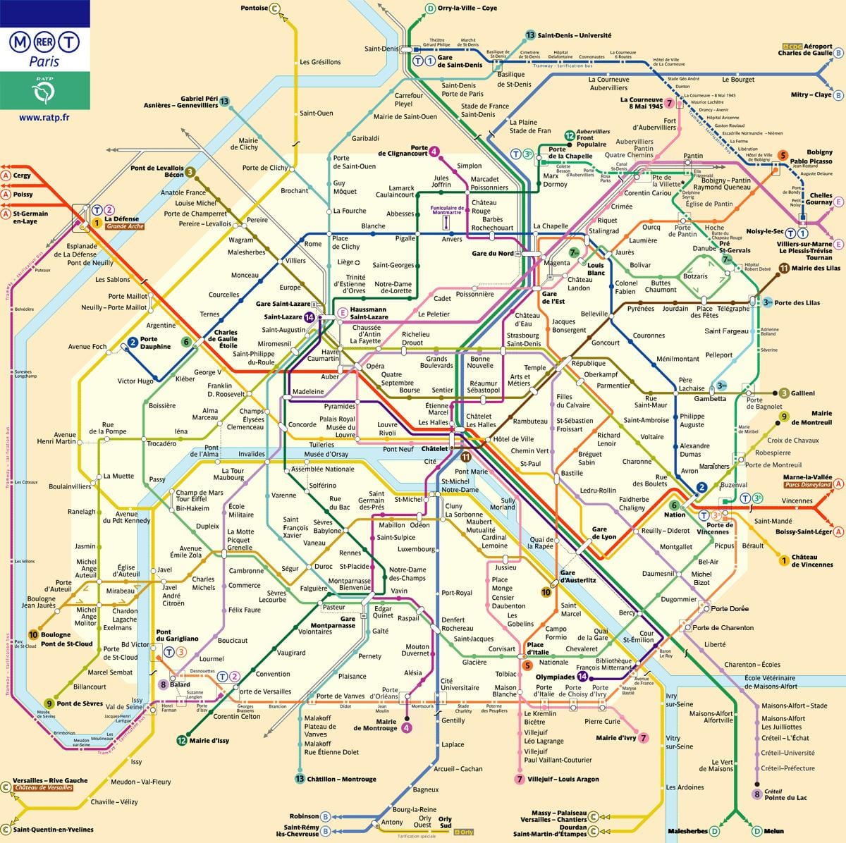 Paris ratp carte