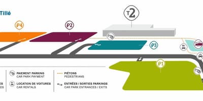 L'aéroport de Paris bva carte