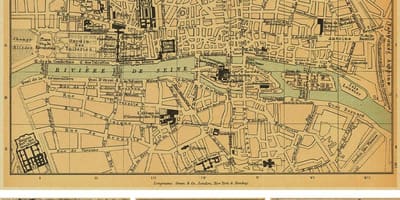 Début du plan de Paris
