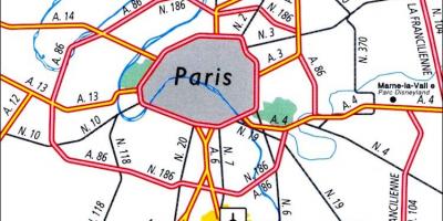 L'aéroport de Paris carte des emplacements
