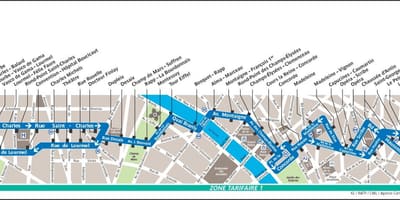 Carte de bus 42 route de Paris