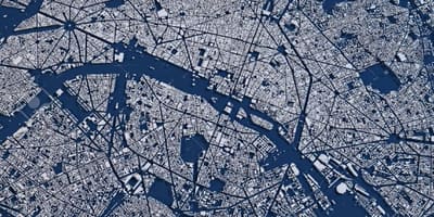 Carte de l'antenne de Paris