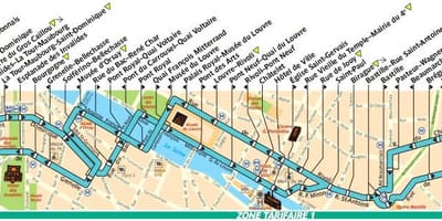 Paris bus 69 carte