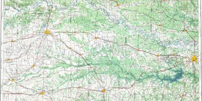 Carte topographique de Paris