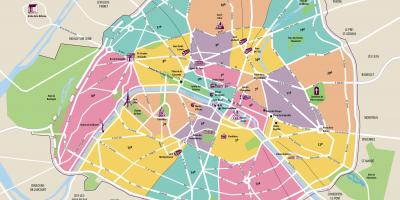 Plan de la ville de Paris