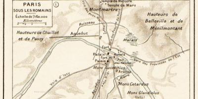 La carte de romain Paris