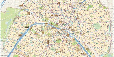 Vélib ' à Paris la carte